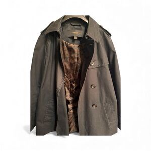 Coach Women’s Brown Double-Breasted Coat